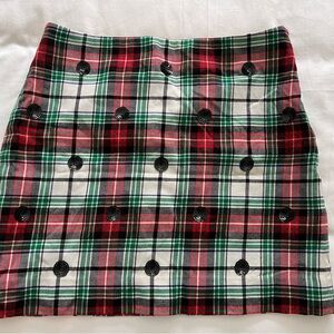 Vineyard vines plaid holiday skirt